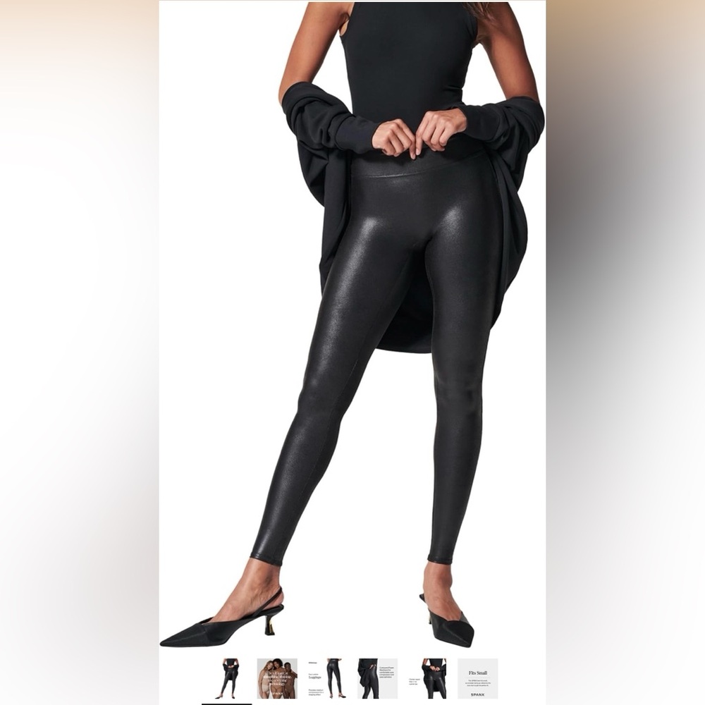 Spanx Faux Leather Women's Leggings